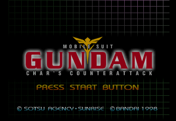 Kidou Senshi Gundam - Gyakushuu no Char Title Screen
